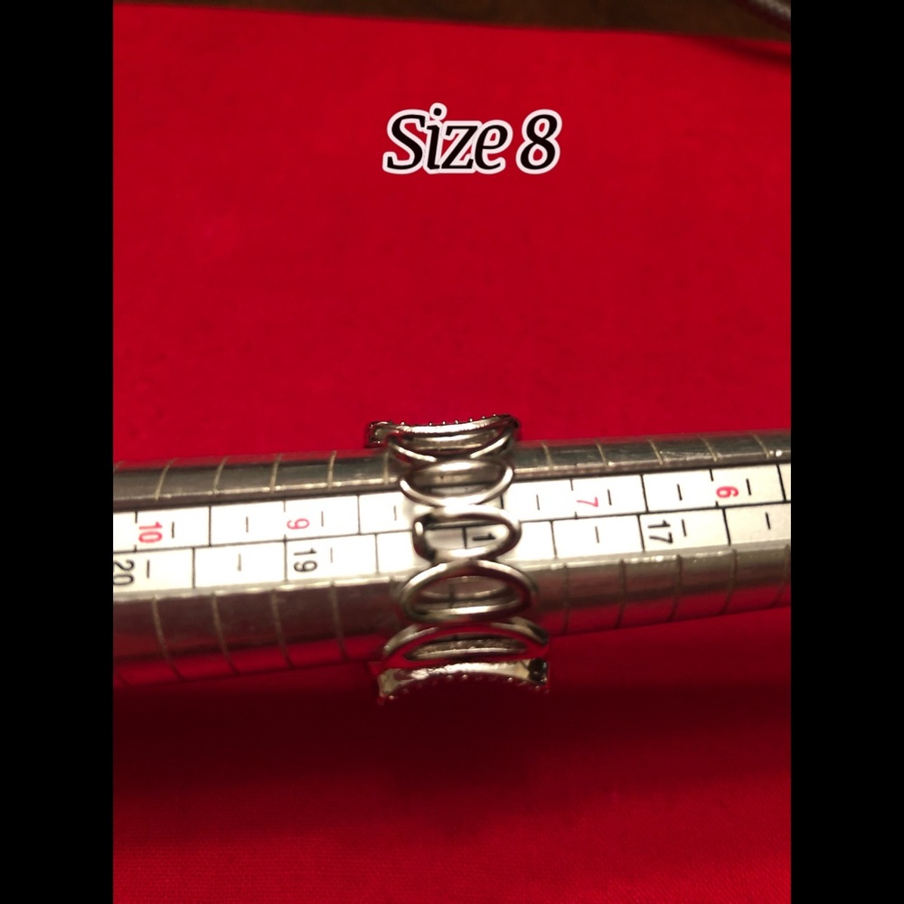 Silver Tone Ring Bundle - image 5